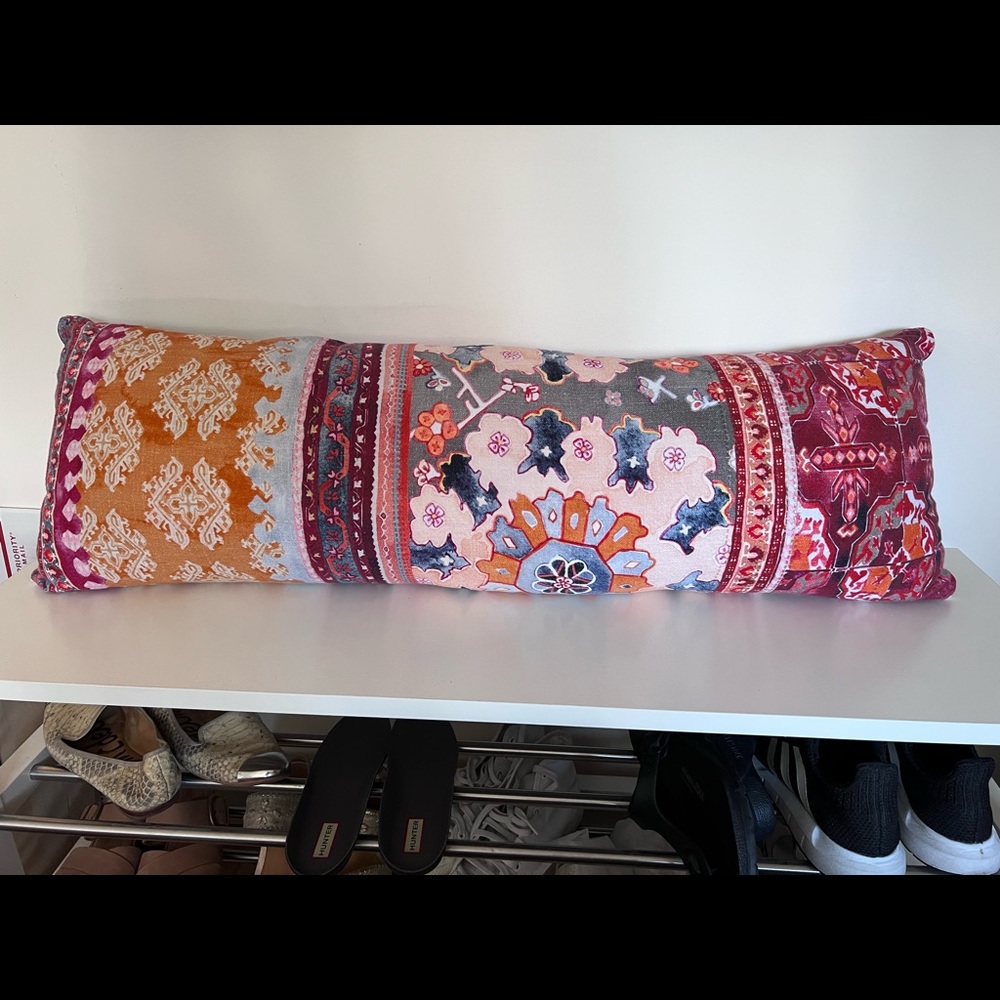 Anthropologie Risa reversible throw pillow